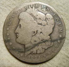 1894-S Morgan 90% Silver Dollar Better Date - £38.57 GBP