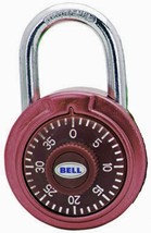Bell Armory 100 Combination Padlock - Red - £7.88 GBP