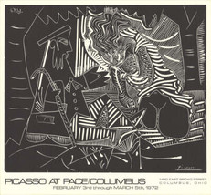 PABLO PICASSO Luncheon on the Grass (white) 25.5&quot; x 27.25&quot; Lithograph 19... - $136.62