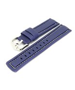 HIRSCH Freestyle Leather Watch Strap Water-resistant - Blue - L - 18mm - $1,111.15 MXN