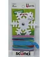 Scunci Snow Flakes Assortment Ties 8pcs - $6.92