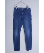 Wonder Nation Girls Size 14 Skinny Blue Jeans Adjustable Waist - $131.02 MXN