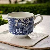 Blue Willow Breakfast Mug By Churchill of England 3” 6 oz Tea Coffee Juice  - $18.34