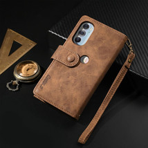 For Motorola Moto G60S G22 Edge 30 Pro X30 Case Leather Wallet Flip back Cover - £43.17 GBP