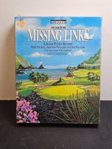 1990 BePuzzled Jigsaw Puzzle Mystery &quot;The Case of the Missing Links&quot; 500... - $9.85