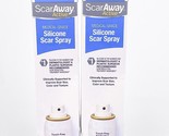 ScarAway Active Medical Grade Silicone Scar Spray 3.4oz Lot of 2 BB07/24 - £14.33 GBP