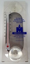 Thermometer Memorial Hospital Belleville, IL Acrylic Hanging Vintage  - £11.22 GBP
