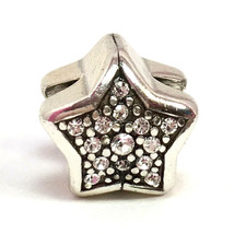 Brighton Eternal Star Stopper Bead, J95722, Silver Finish, New - $445.81 MXN