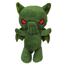 Creepy Cute Cthulhu Backpack Green Polyester Old One Fashion Day Bag - $40.20