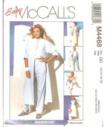 McCall&#39;s 4468 Misses &amp; Miss Petite Duster Top Skirt Pants 12,14,16,18 UN... - £9.00 GBP