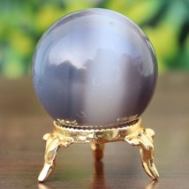 Lace Agate Crystal Sphere Ball Stone Natural Crystals Balls Home Decorations - £46.70 GBP