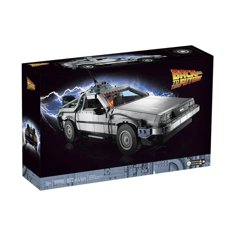 Compatible 10300 Back to the Future Time Machine DeLorean DMC-12 Building Blocks - £66.56 GBP