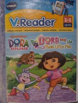 vtech V.Reader Dora the Explorer Animated E-Book Dora And The Three Litt... - $4.59