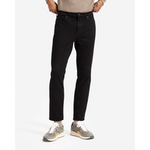Everlane Mens The Relaxed Straight Jean High Stretch Black 40x30 - $43.36