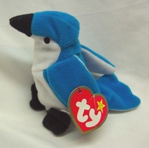 TY McDonald&#39;s Teenie Beanie ROCKET THE BLUE JAY BIRD 3&quot; Plush STUFFED AN... - $14.85