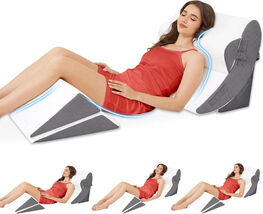 Orthopedic Wedge Pillow for Acid Reflux GERD Back Pain Adjustable 5 Piec... - $48.02