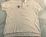 Vintage Nike University of Michigan Football Polo Shirt Mens Large White... - £16.22 GBP