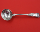 Kings by George Adams English Sterling Silver Gravy Ladle w/ Crest Crown... - $187.11