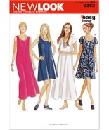 New Look U06352A Misses&#39; Dress Sewing Pattern Packet Code 6352 Sizes 8 1... - $32.52 CAD