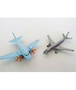 Pair of die cast metal airplane toys Arctic Airlines American Airlines - €12,86 EUR