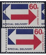 E23 - Scarce 60c Margin Misperf Error / EFO Special Delivery Mint NH (Stk1) - $416.81 MXN
