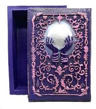 3 3/4&quot;x 5 1/2&quot; Crystal Ball tarot box - £52.75 GBP