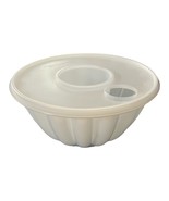 Vintage Tupperware Jel-N-Serve Gelatin Mold with Lid Clear Round Jello Mold No C - $288.80 MXN