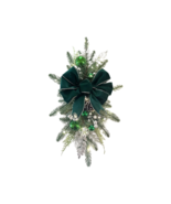 Anyhouz Christmas Wreath Green Ribbon Hanging Decorative Ornaments - $2,375.85 MXN+