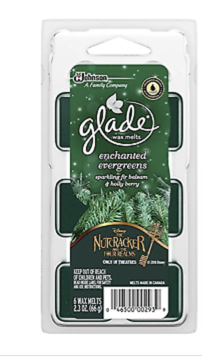 Primary image for Glade Wax Melts, Enchanted Evergreens - Sparkling Fir, Balsam, Pack of 6 Melts