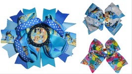 NEW Bluey Girls 4.5-Inch Hair Bow Clip - £4.71 GBP+