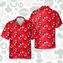Mickey Mouse Funny Steamboat Willie Disney Cartoon Themed Aloha Hawaiian Shirt - £8.20 GBP+