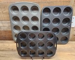 Non-Stick 12 Cup Muffin Pans - American-Made, Baking Cooks Essentials - ... - $24.29