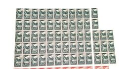 French Guiana Hammock Stamp MNH Full Sheet 10c Green 30c Red French Colonies image 2