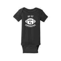 My 1st Superbowl!  Infant one-piece Tee - £11.78 GBP