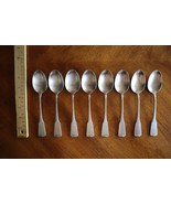 Lot of 8x Soup Place Spoon Oneida AMERICAN COLONIAL 18/10 Stainless Sati... - $1,331.01 MXN