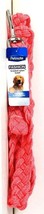 1 Count Petmate Fashion Braided Nylon Large 1" Wide X 5' Long Pink Leash - $17.99