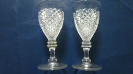 &quot;Westmoreland&quot; Pair Of Cordial Glasses 4 1/2&quot; Diamond Pattern - $633.08 MXN