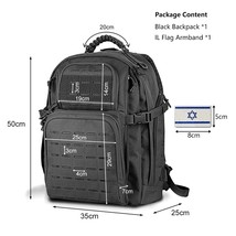  Backpack 3P  Pack for Men Work Accessories Camping Army Molle ault Bag Utility  - £110.34 GBP