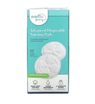 Evenflo Nursing Pads Advanced Disposable Super Absorbant Lightweight 60 Count - £7.51 GBP