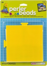 Perler Pegboards 2/Pkg-Large Square Yellow - £14.24 GBP