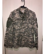 US Military Army Combat Uniform Coat ACU 27&quot; Length 45&quot; Chest - £9.45 GBP