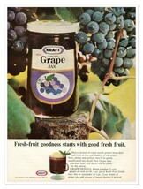 Kraft Pure Jam Concord Grape Swizzle Recipe Vintage 1969 Full-Page Magaz... - $7.76