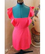 BCBG paris womens Short ruffle pink dress size XS - $471.14 MXN
