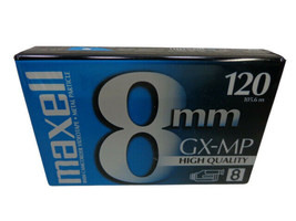 Maxell 8mm Gx-mp High Quality 120 Camcorder Video Cassette Tapes - 281010 - £7.91 GBP