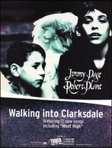 Led Zeppelin Jimmy Page Robert Plant 1998 Walking into Clarksdale advertisement - £3.31 GBP