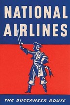 Nation Airlines - The Buccaneer Route - Art Print - $21.99+