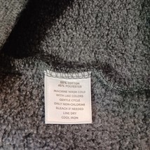 Batman Men's Gray & Yellow Graphic Drawstring Hoodie Pullove Sweatshirt Size L image 7