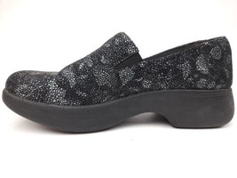 Dansko Winona Clogs Shoes Women&#39;s Size 38 US 7.5-8 Black Silver Comfort ... - $39.55