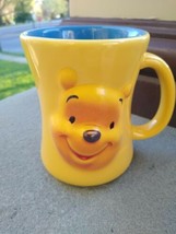 Disney winnie the pooh 3D  coffee mug-2 sided blue interior - £7.00 GBP