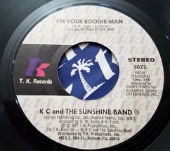 K.C. and The Sunshine Band Im Your Boogie Man Record 45 Single 1022 TK 1977 VG+ - £11.93 GBP